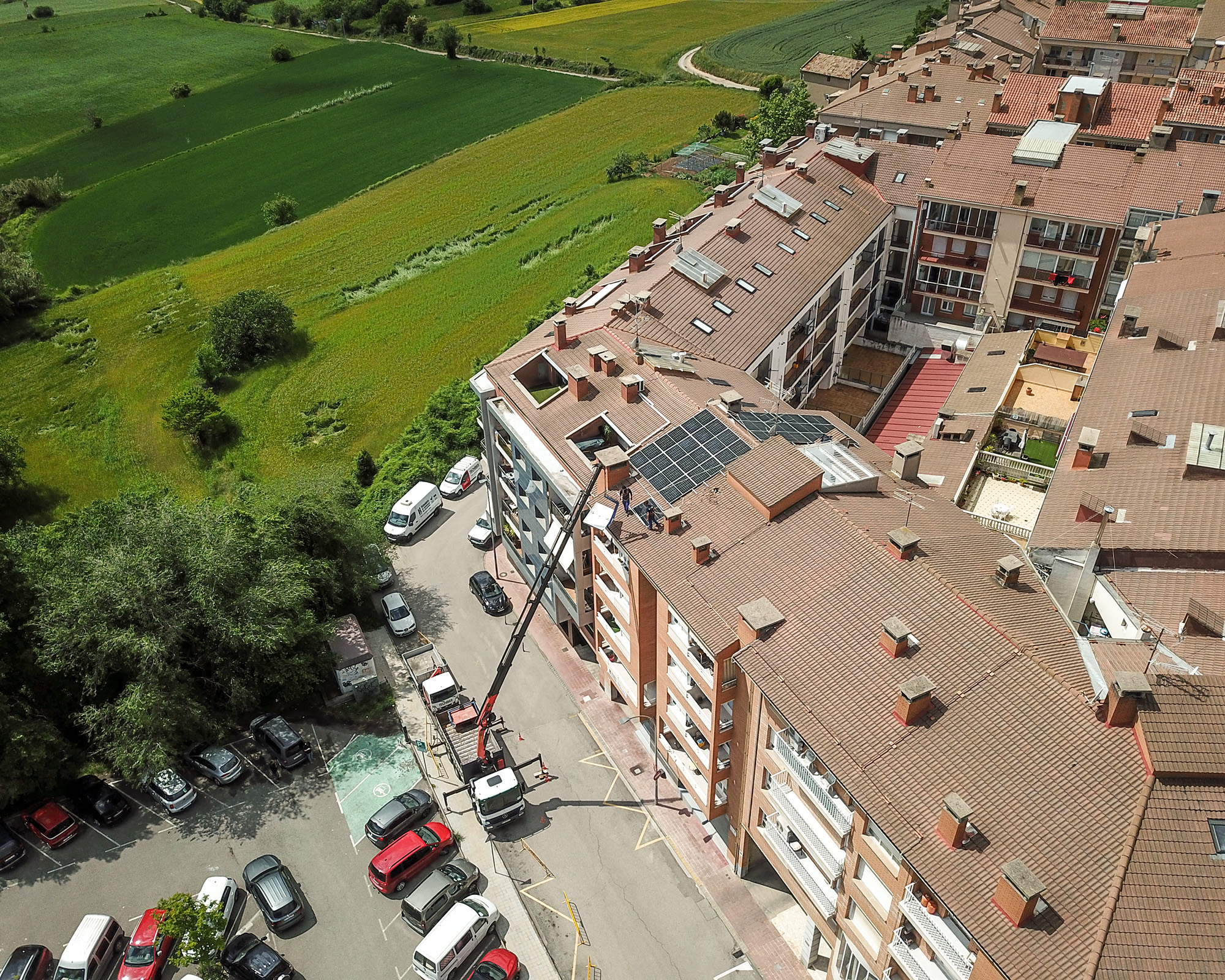 Instalación fotovoltaica en una comunidad de vecinos