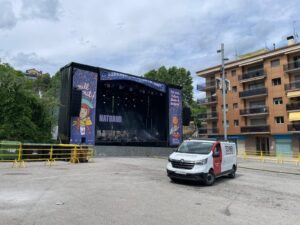 muntatge dels concerts de la Patum 2026